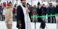 Панихида у памятника «Героям СВО» в Кудрово - Выборгская Епархия