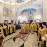Митрополит Варсонофий совершил Всенощное бдение в храме святителя Николая Чудотворца поселка Рощино