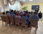 Иерей Евгений Голубев посетил Выборгский центр социального обслуживания