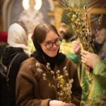 Богослужения праздника Входа Господня во Иерусалим прошли на петербургском подворье Коневского Рождество-Богородичного монастыря