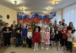 Воскресная школа храма святой великомученицы Варвары посетила центр временного пребывания детей с пасхальным концертом