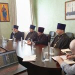 Протоиерей Игорь Аксёнов провел совещание с руководителями отделов в епархиальном управлении
