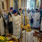 Митрополит Санкт-Петербургский и Ладожский Варсонофий совершил Всенощное бдение в Спасо-Преображенском кафедральном соборе Выборга