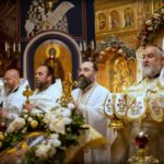 Божественная литургия на петербургском подворье Коневского монастыря