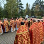 В Яковлево впервые совершили соборную Литургию в храме священномученика Уара Липецкого