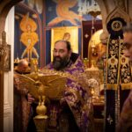 Богослужения праздника Крестовоздвижения совершены на петербургском подворье Коневского Рождество-Богородичного монастыря