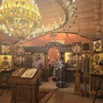 Владыка Варсонофий возглавил Всенощное бдение в храме Всех русских святых в поселке Сосново