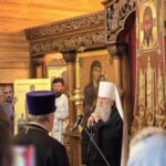 Владыка Варсонофий возглавил Всенощное бдение в храме Всех русских святых в поселке Сосново