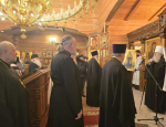 Владыка Варсонофий возглавил Всенощное бдение в храме Всех русских святых в поселке Сосново